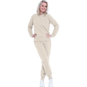 Joggingpak - Beige Melange - Huispak Dames