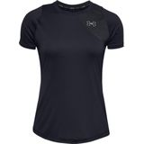 Under Armour - UA Qualifier Iso-Chill SS - Hardloopshirt - Black / Jet Gray / Reflective