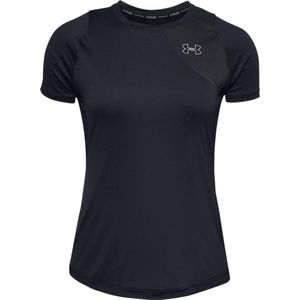 Under Armour - UA Qualifier Iso-Chill SS - Hardloopshirt - Black / Jet Gray / Reflective