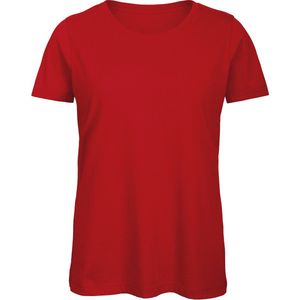 B&C Organic Cotton Inspire Crew Neck T-shirt / Woman CGTW043 - Red - S