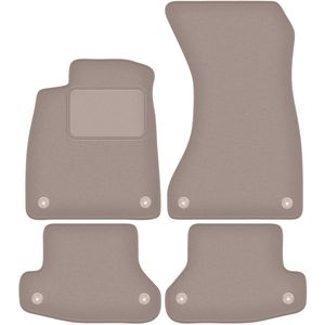 Beige veloursmatten voor: Audi A5 F53 coupé (2016-)