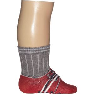 Bonnie Doon - Baby's - Sokken - Sneaker sock (2 paar) - Rood/Strawberry - 8-12 M
