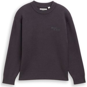 Tom Tailor Oversized gebreide trui met print