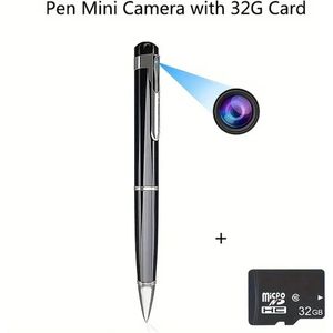 PolkaHome - Mini Afluisterapparaat - Draagbare Camera Recorder - 1080p - Voice Recorder - Oplaadbare Batterij