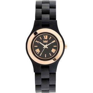 WeWood Criss Me Black Rose Dames Horloge - 30 mm