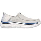 Skechers Heren Remaxed Fenick Slip-On, Grijs gewassen canvas, 40 EU