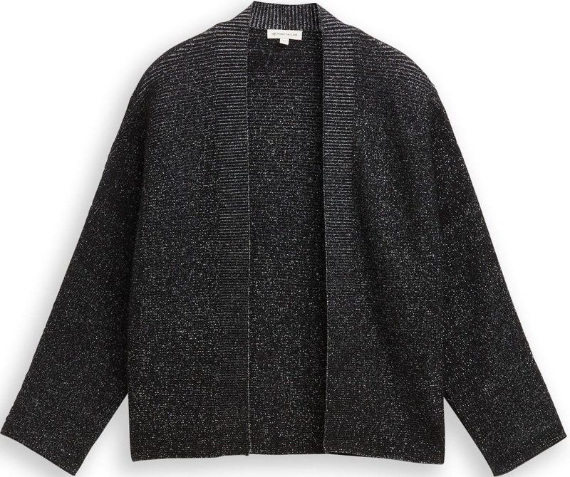 Tom Tailor Cropped vest met glittereffect