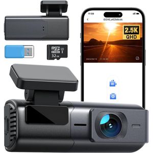 Dashcam voor auto voor en achter – Dual dashcam – Voor- en achtercamera – Autocamera – Full HD dashcam – Dashcam met nachtzicht – Dashcam met bewegingssensor – Groothoeklens – Parkeermodus – Loop recording – Dashcam met SD-kaart