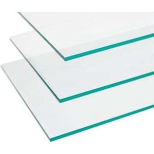 Los extra legbord voor de ABC vitrinekasten in Aluminium 60cm 40cm