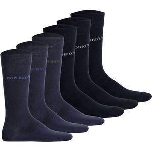Emporio Armani Sokken Casual Cotton 40-45 Set van 6