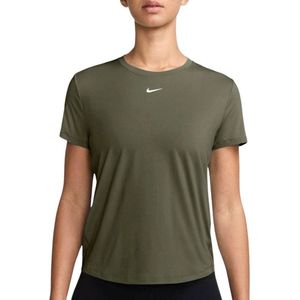 Nike - One Classic Dri-FIT - Damestop - Rood - Korte Mouwen