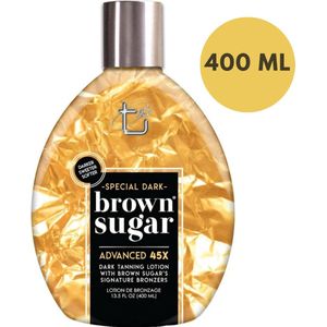 BROWN SUGAR SPECIAL DARK Zonnebankcreme ADVANCED 45X DARK BRONZER - 400 ml