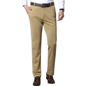 Bovista Pantalon Heren - Chino - Golfbroek - Nette Broek - Elastische Tailleband - Volwassenen - Khaki - XS