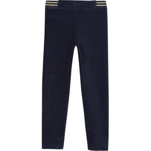 Fluwelen Meisjeslegging - Marineblauw - Ribfluweel