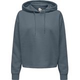 Only play comfort brush hoodie in de kleur grijs.
