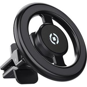 Magnetische Telefoonhouder Auto Zwart - Universele Magneet Houder - 360 Graden Draaibaar - Ventilatierooster Bevestiging - Compact En Krachtig