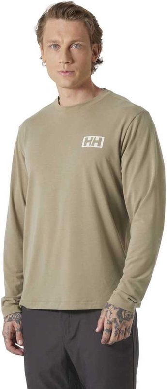 Helly Hansen Skog Graphic Tee T-shirt Met Lange Mouwen Beige 2XL Man