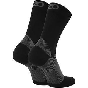 OS1st FS4 fasciitis plantaris compressie sokken maat XL (48+) – zwart – hielspoor – vermoeide voeten – pijn onder de voetboog – hielpijn – ademend – vochtregulerend – verkoelend - naadloos – antibacterieel