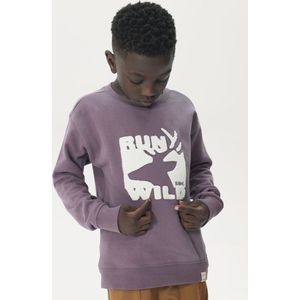 Sissy-Boy - Paarse sweater met print