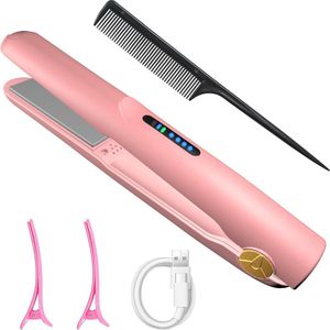 Solacis Draadloze stijlborstel - Stijlborstel - Elektrische haarborstel - Draadloze fohn - Draadloze haarborstel - Must have voor uw haar!