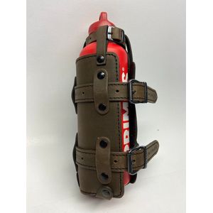 Dries Design D3SD – Fuel Bottle Houder – 1,0 Liter – Bruin – Leder – Incl Fles