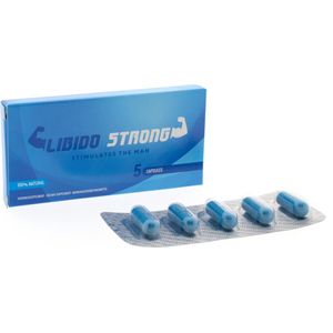 Libido Strong 5 Capsules 100 mg - erectiepillen voor mannen - het 100% natuurlijke vervanger viagra & kamagra - forte erectiepillen