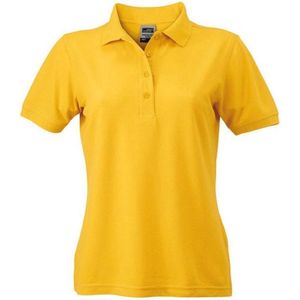 James and Nicholson Dames/dames Werkkleding Poloshirt (Goudgeel)
