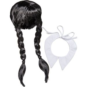 Vegaoo - Accessoireset voor gotische schoolmeisjes voor dames