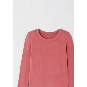 Damart - T-shirt met lange mouwen mix van Thermolactyl Sensitive - Kinderen - Roze - 14 JAAR
