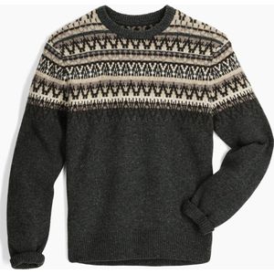 Royal Robbins - Arch Rock Crew L/S - Trui - Grijs - Merinowol