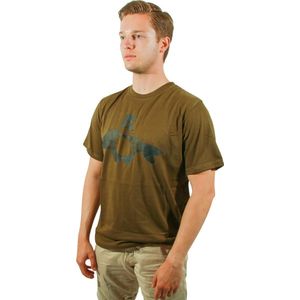 Tactic Carp T-shirt 'Keep on Catching' Green XL | Vis shirt