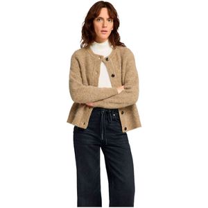 Selected - Lulu Short Cardigan - Beige - Vrouw