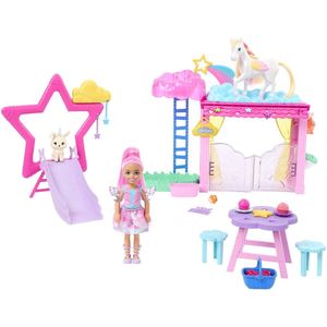 Barbie A Touch of Magic - Barbie speelset - Met pop en accessoires - Speelfigurenset