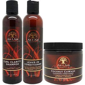 As I Am Curl Clarity Shampoo & Leave-in Conditioner 8oz, Coconut Cowash Cleansing Conditioner 16oz""SET