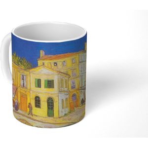 Mok - Koffiemok - Het gele huis - Vincent van Gogh - Mokken - 350 ML - Beker - Koffiemokken - Theemok