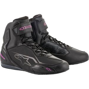 Alpinestars Stella Faster-3 Motorschoen zwart/roze