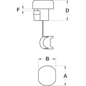 TRU COMPONENTS TC-SRR6R1203 Trekontlasting Klem-Ø (max.): 9.2 mm Plaatdikte (max.): 1.6 mm Polyamide Zwart 100 stuk(s)