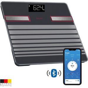 Beurer - BF 451 Limited Edition - Personenweegschaal - Bordeaux - Digitaal - 25 Gebruikers - 180 kg