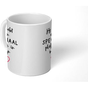 Mok - Koffiemok - Quotes - Spreuken - Jij hebt een speciaal plekje in mijn hart - 350 ML - Beker