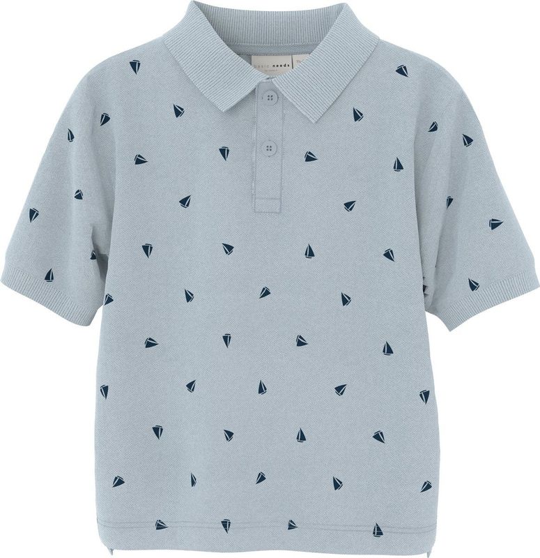 NAME IT Nmmvolo Ss Nreg Polo voor jongens, Celestial Blue, 116