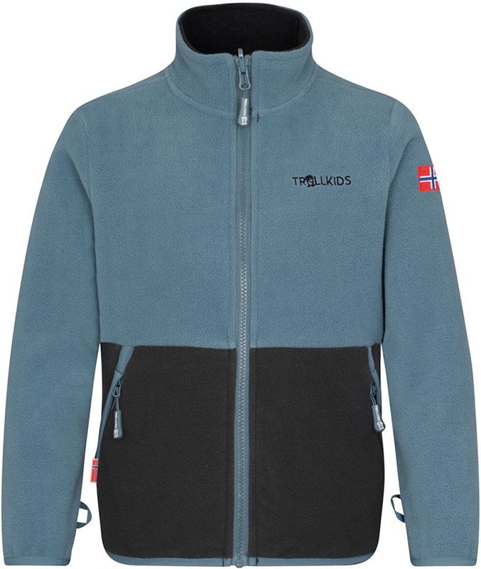 Trollkids - Storfjord Jacket - Fleecevest - Grijs