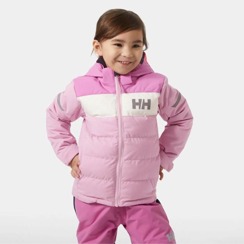 Helly Hansen Kids Vertical Insulated Jacket Winterjack (Kinderen |roze)