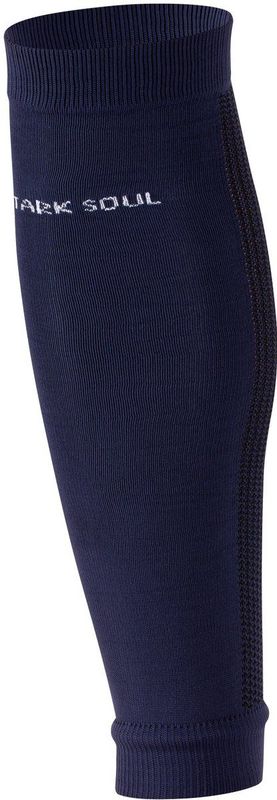 Stark Soul compressiekousen - kuit compressie sportkousen zonder voet - Calf Sleeves - marine blauw - maat S