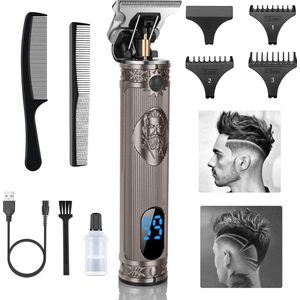 Professionele tondeuse, tondeuse trimmer voor heren, baardtrimmer, langhaartrimmer