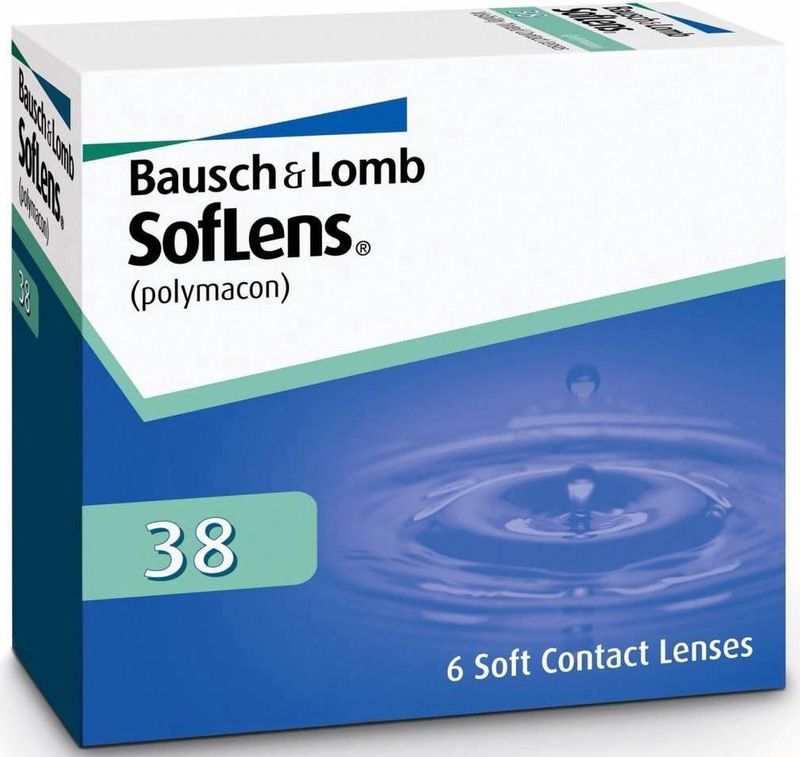 -0,75 SofLens 38 - 6 pack - Maandlenzen - Contactlenzen