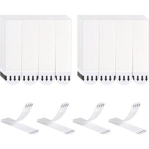 Ophangstrips - eenvoudig te gebruiken - pack van 24 paar - nylon