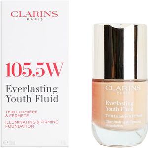 Clarins Everlasting Youth Fluid Illuminating & Firming Foundation -105.5W- 30ml