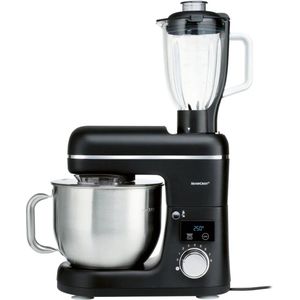 SILVERCREST® KITCHEN TOOLS Professionele keukenmachine - Vermogen: 1300 W - Inhoud ca. 2,1 l/6,3 l - Snelheidsniveaus: 10