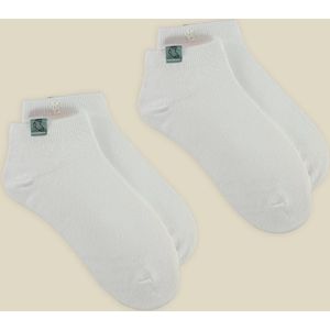 PAIR 'M – 2-Pack Zwarte Sokken – Premium – Luxe Kliksysteem & Satijnen Label – Duurzaam – Unisex - 43/46