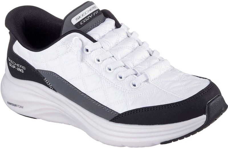Skechers - Contour Foam - Sneakers - Wit - Veganistisch - Luchtgekoeld Traagschuim